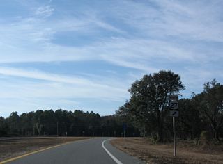 U.S. 27 angles northwest from CR 30 to the Perry city limits.