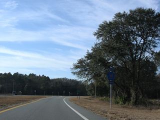 CR 30 is disconnected with SR 30, the unsigned counterpart of U.S. 98 west from Perry. Foley Road is named after the nearby Foley Papermill.