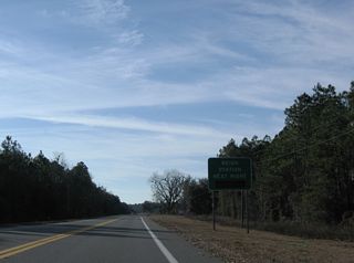 A weigh station lies just west along northbound U.S. 27 past Fenholloway Road.