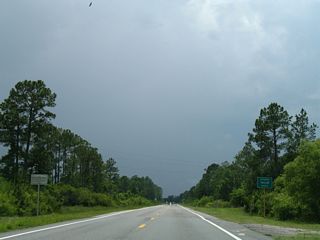 U.S. 27 crosses the Taylor County line at Tiger Bay.