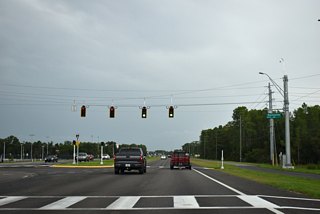 Sunterra Drive leads west from U.S. 41 into the Terra del Sol development.