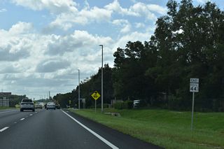 Confirming marker posted east of the diamond interchange (Exit 68) with SR 589 (Suncoast Parkway).