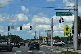 Traffic lights were installed along SR 44 at NE 8th Avenue / Dr. Martin Luther King, Jr. Avenue as part of a repaving project between U.S. 19/98 and NE 10th Avenue in Crystal River. The signal commence operation on March 1, 2023 (FDOT, 2023).