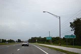SR 52 joins the Suncoast Parkway with the cities of Port Richey and New Port Richey via connections with CR 587 (Moon Lake Road) south and U.S. 19 south.