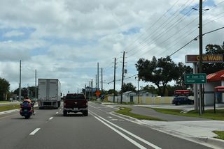 Morris Bridge Road leads County Road 579 southwest to Interstate 75 outside Tampa. CR 579 north connects with CR 52 and CR 578 east to Dade City.