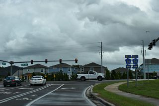 2017-21 widening of then-SR 54 between CR 579 (Morris Bridge Road) and CR 577 (Curley Road) added a triple left turn at the previously unused roadway for the Zephyrhills West Bypass Extension. Shields erroneously reference Zephyrhills Bypass east as part of CR 54.