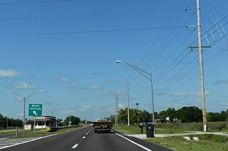 Handling traffic in both directions, the Hopewell Weigh Station operates within the median of SR 60.