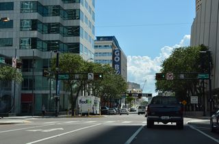 Tampa Street is U.S. 41 Business southbound from Tampa Heights to SR 60 eastbound on Jackson Street in Downtown.