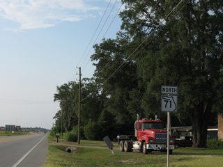 Confirming marker posted north of CR 280 west along Magnolia Road.
