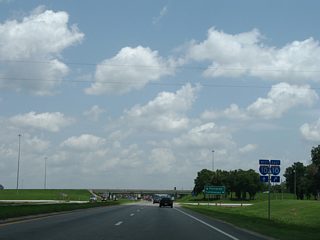Interstate 10 bypasses Marianna to the south eastward en route to Tallahassee.