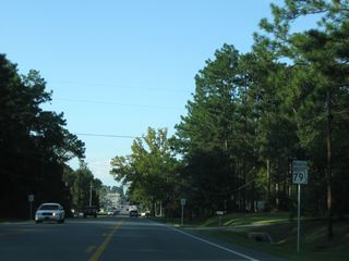 Reassurance marker posted north of Brock Avenue in Bonifay.