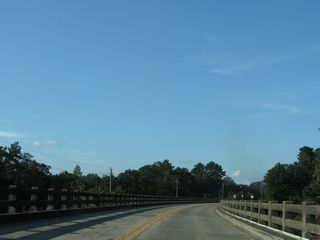 The replaced span taking SR 79 across Holmes Creek.