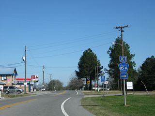 CR 85A in Laurel Hill lines 2nd Avenue east from the city center to SR 85 beyond Bay Branch.