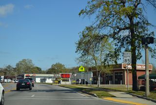 Ferdon Boulevard parallels Main Street one block to the east on the ensuing stretch along SR 85 northbound.