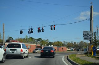 U.S. 90 parallels Interstate 10 throughout Florida from Pensacola to Jacksonville.