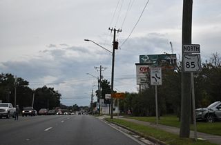 Confirming marker posted north of U.S. 90.