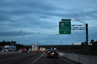 SR 408 (East West Expressway) extends 22.5 miles east from Exit 265 across Orlando to SR 50 (E Colonial Drive) and Challenger Parkway near Bonneville and the University of Central Florida (UCF).