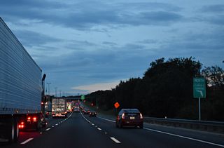 Exit 265 originally consisted of a wye interchange joining the Turnpike southbound with SR 408 east, and from SR 408 west to the Turnpike north.