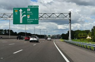Florida's Turnpike north ahead of SR 429/Western Beltway and SR 50/Colonial Drive) at Ocoee Florida's Turnpike north ahead of SR 429/Western Beltway and SR 50/Colonial Drive) at Ocoee