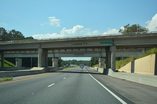 Oakland Avenue (CR 438) and the West Orange Trail cross over Florida's Turnpike just west of SR 50.