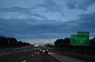 Ramps at Exit 278 opened with all electronic tolling (AET) collection with transponder readers or toll-by-plate. This was prior to the elimination of cash toll collection.