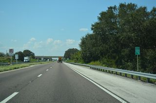 Confirming marker posted after the half diamond interchange (Exit 289) with U.S. 27. Construction expanding the Turnpike from four to eight lanes northwest from O'Brien Road to this point begins in 2026.