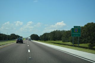 CR 470 stems west from CR 33 and CR 48 at Okahumpka to meet Florida's Turnpike at Exit 296 in two miles.