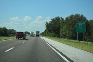The parclo A2 interchange (Exit 296) with CR 470 opened to traffic on January 22, 2005. Completed 48 days ahead of schedule, construction on the $18 million exchange started in Summer 2003.2