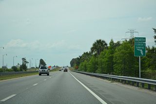 The final 10.67 miles of Florida's Turnpike extend northwest in Sumter County.