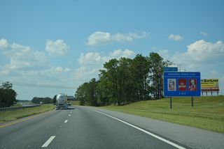 Surrounded by The Villages development, the forthcoming Okahumpka Service Plaza is located at milepost 299.