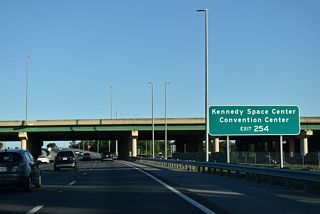 Kennedy Space Center is 48.5 miles east of Florida's Turnpike via SR 528 (Beachline Expressway) east, SR 407 north to Titusville and SR 405 east across NASA Causeway.