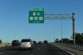 U.S. 17-92-441 combine in central Orlando from Colonial Drive (SR 50) and split at U.S. 192 (Vine Street) at Main Street near Downtown Kissimmee.