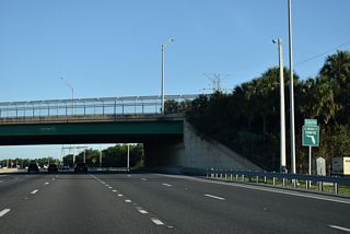 The first section of Florida's Turnpike expanded to eight lanes was the stretch leading south from Interstate 4 to SR 528 (Beachline Expressway) in 2008.