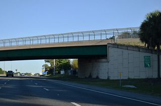 Turnpike reassurance marker posted at the Gotha Road overpass.