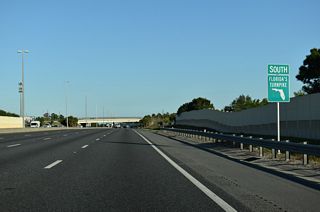 This confirming marker for the Turnpike stands south of the Turkey Lake Service Plaza and ahead of the Hiawassee Road overpass. An interchange was once proposed between the toll road and the arterial here.