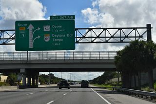 Daniels Road spans Florida's Turnpike one mile west of the systems interchange (Exit 267 A) with SR 429 (Western Beltway). Maintained by the Central Florida Expressway Authority (CFX) and Florida's Turnpike Enterprise (FTE), SR 429 comprises a 53.7 mile long loop between Championsgate and Sanford.