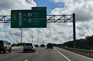 The Western Beltway wraps around the south side of Winter Garden to the Horizon West community near Lake Hancock. The toll road continues from there to Western Way for Disney World and suburban areas of northwest Osceola County.