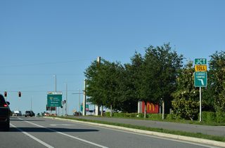 Hancock Road heads 4.21 miles north from SR 50 in Clermont to the parclo interchange with Florida's Turnpike at Exit 278.