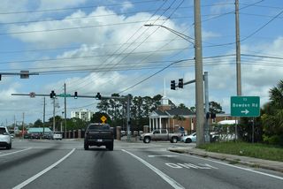Spring Park Road runs along the east side of I-95 south to Bowden Road.