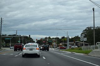 SR 109 (University Boulevard) runs south through the Oak Haven neighborhood to U.S. 90 Alternate/SR 10 (Atlantic Boulevard).
