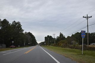 Confirming marker posted west of CR 217 north to Jacksonville.
