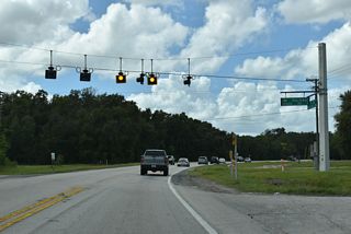 Harney Road angles southwest from U.S. 301 at Thonotosassa to U.S. 301 again outside Temple Terrace.