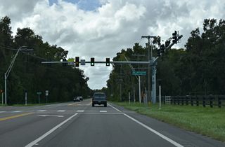 Traffic lights were installed along U.S. 301 at McIntosh Road and Stacy Road as part of an FDOT project completed on April 3, 2025 (FDOT, 2025).