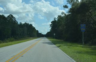 The CR 314 confirming marker posted east of CR 314A near Cedar Creek was removed in 2019.