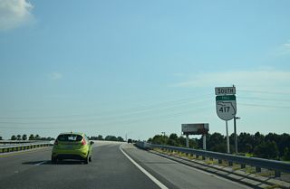 A viaduct spans International Drive, Bonnet Creek and U.S. 192 (Irlo Bronson Memorial Highway) ahead of Exit 2.