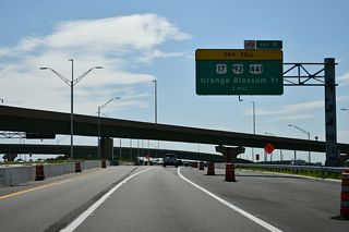 U.S. 17-92-441 combine along Orange Blossom Trail north from U.S. 192 in Kissimmee to SR 50 (Colonial Drive) west of Downtown Orlando. The congested arterial crosses paths with SR 417 at Exit 17.
