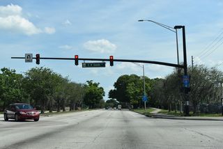C.R. Smith Street stems west from John Young Parkway to S Goldwyn Avenue at the Lake Mann Estates neighborhood.