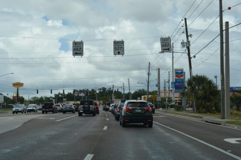 CR 527 north at SR 482 / 527 - Pine Castle