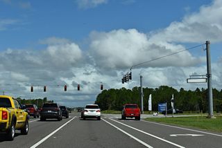 Mystic Oak Boulevard represents the main entrance to the Seven Oaks community west of CR 581. Chancey Road serves a bevy of newer subdivisions to the east.