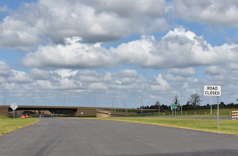 Suncoast Parkway 2 construction at Exit 70 - Lecanto, Florida